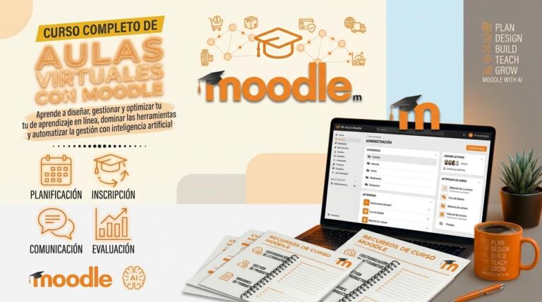 Implementación de Aulas Virtuales con Moodle 5.x